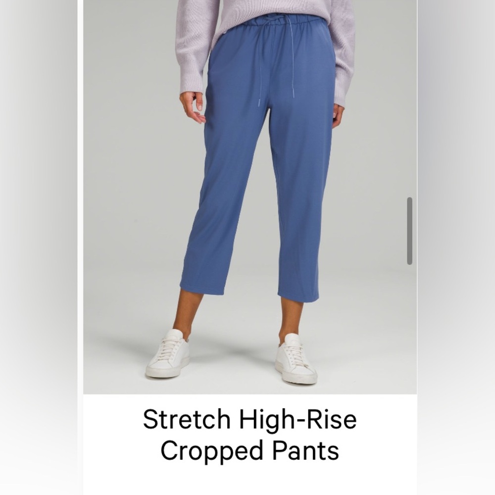 Lululemon Stretch High-Rise Cropped Pant